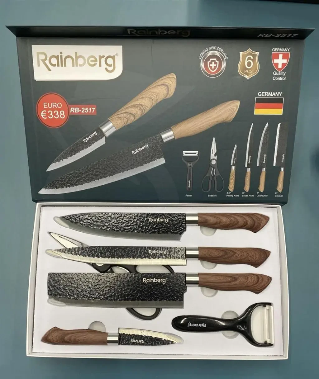 Набір ножів Rainberg 6 предметів коробка