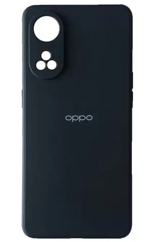 Чохол на телефон Oppo Reno 8T Silicone Case Full (Чорний), фото 1