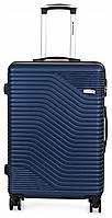 Набір валіз 3в1 Sapphire ST-140 - темно-синій для перельотів та поїздок, фото 7