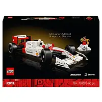 Лего 10330 Иконс машина Макларен и Айртон Сенна Lego Icons McLaren MP4/4 Ayrton Senna