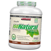 Чистый изолят сывороточного протеина оригинальная формула IsoNatural Allmax Nutrition 908г Шоколад (29134006)