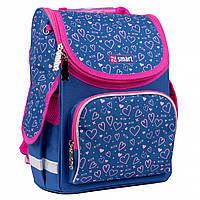 Школьный каркасный рюкзак (S, 35х26х13см) Smart PG-11 Hearts 558995