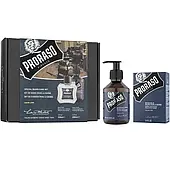 Набір для бороди Proraso Duo Pack Beard Oil + Shampoo Azur Lime