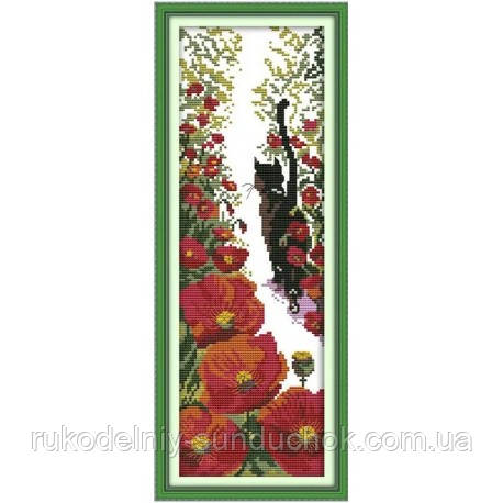 Набір для вишивання хрестиком з друкованою схемою на тканині Joy Sunday Йди за мною 3 D389, фото 1