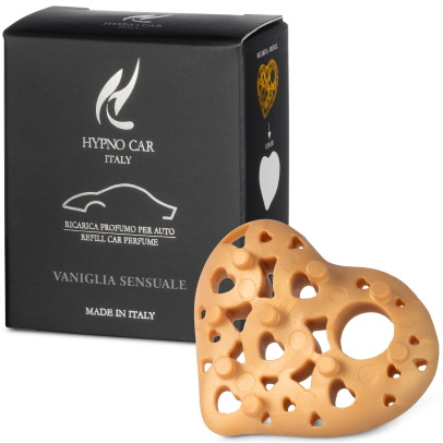 Автомобільний ароматизатор "Hypno Casa" запасний картридж до кліпса Prima Серце "VANIGLIA SENSUALE"