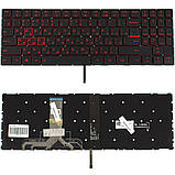 Клавіатура для ноутбука LENOVO (Legion: Y520-15) rus, black, без фрейма, підсвічування клавіш(оригінал RED), фото 3