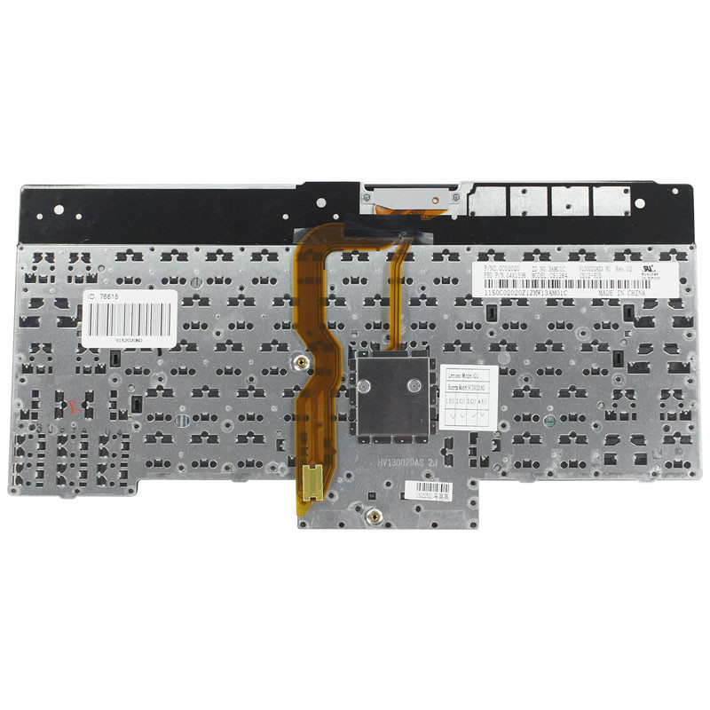Клавіатура для ноутбука LENOVO (Thinkpad: T430, T430i, T430S, T530, T530I, X230, X230i, X230S) rus, black (оригінал)