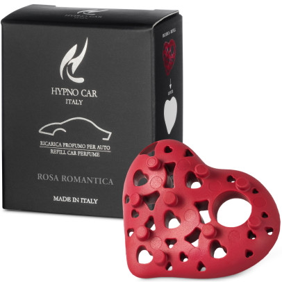 Автомобільний ароматизатор "Hypno Casa" запасний картридж до кліпса Prima Серце "ROSA ROMANTICA"