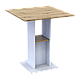 Столовий стіл Doros Коуд Білий/Дуб Артізан 70х70х74 (41510131), фото 3