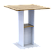 Столовий стіл Doros Коуд Білий/Дуб Артізан 70х70х74 (41510131), фото 4