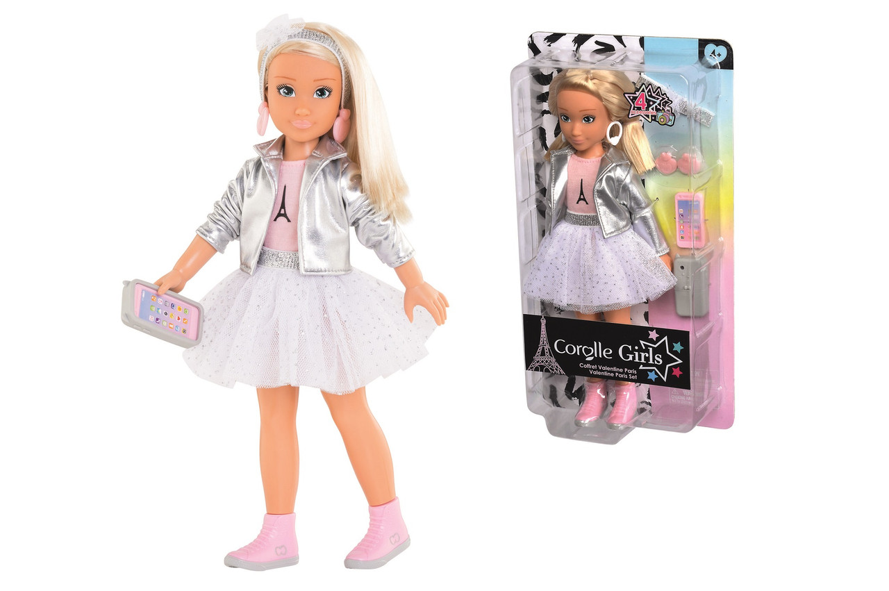 Лялька Corolle Girls Валентина Фешн Париж з аксесуарами 28 см (9000600150)
