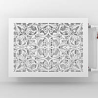 Декоративная решетка на батарею SMARTWOOD | Экран для радиатора отопления | Накладка на батарею Экран «Фасад», Размер под заказ
