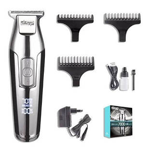 Машинка для стрижки акумуляторна з LCD-дисплеєм Hair Clipper Set DSP 90286 Чорна