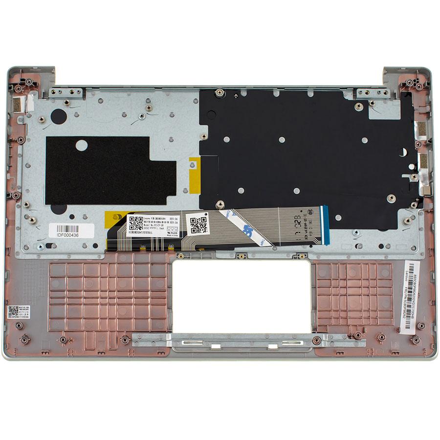 Клавіатура для ноутбука LENOVO (IdeaPad 120S-11IAP Keyboard+передня панель) rus, silver