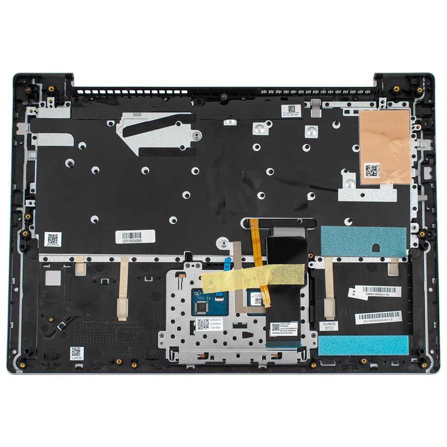 Клавіатура для ноутбука LENOVO (Yoga 520S-14IKB Keyboard+Touchpad+передня панель) rus, silver