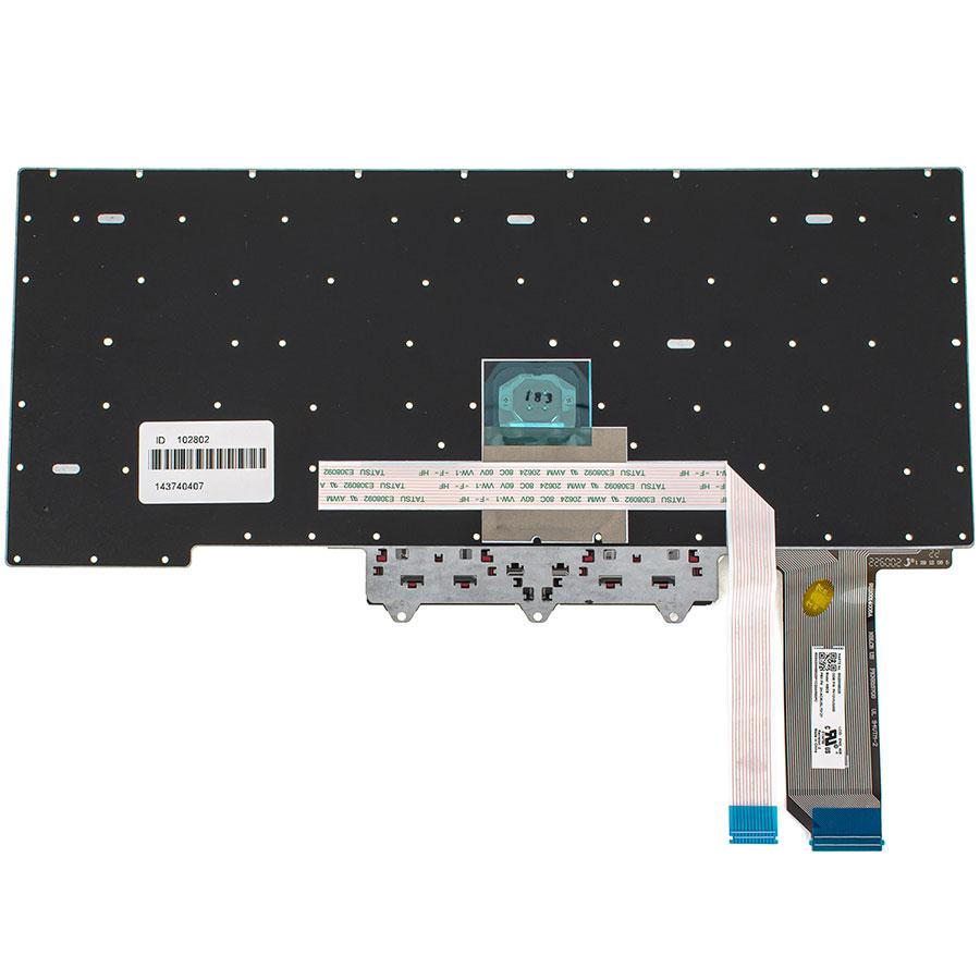 Клавіатура для ноутбука LENOVO (ThinkPad: E14 2Gen 2020) rus, black, без кадру