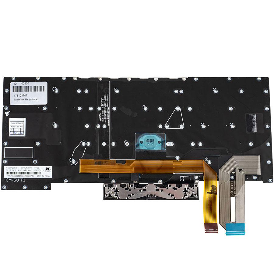 Клавіатура для ноутбука LENOVO (ThinkPad P1 Gen 3) rus, black, без кадру, підсвічування клавіш