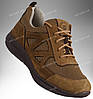 Тактичні літні кросівки з вентильованою сіткою / полегшене шкіряне військове взуття на літо ENIGMA Stimul (dark brown), фото 9