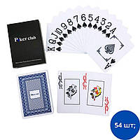Гральні карти для покеру, пластикові 54шт Poker Stars se