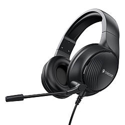 Навушники комп'ютерні провідні CELEBRAT GM-5 з мікрофоном |3.5mm*2| Чорний