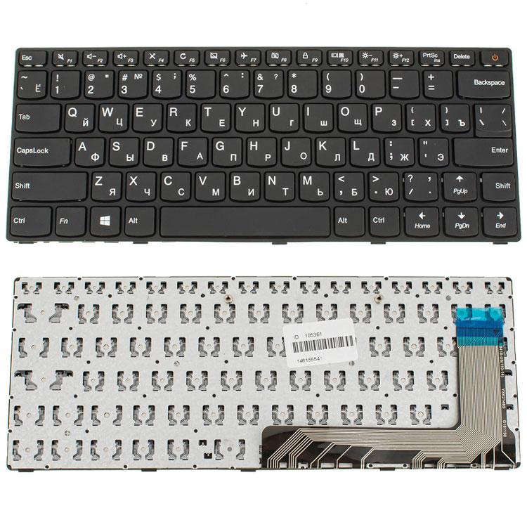 Клавіатура для ноутбука LENOVO (IdeaPad 110-14ISK) rus, black