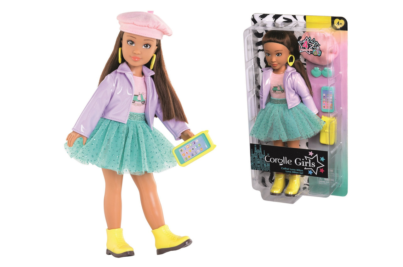 Лялька Corolle Girls Луна Фешн Мілан з аксесуарами 28 см (9000600170)