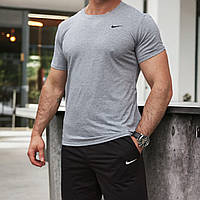 Спортивный костюм мужской футболка с шортами на лето стильный модный крутой молодежный фирменный