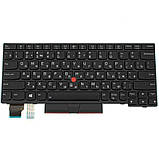 Клавіатура для ноутбука LENOVO (ThinkPad: T14 ) rus, black,  підсвічування клавіш, фото 3