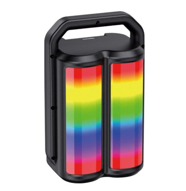 Портативна Bluetooth колонка Kakusiga KSC-825 (10Вт, 184x137x280 мм, с RGB подсветкой) black