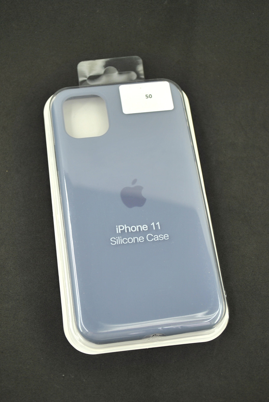 Чохол для телефону iPhone 11 Silicone Case original FULL №50 charcoal grey (4you)