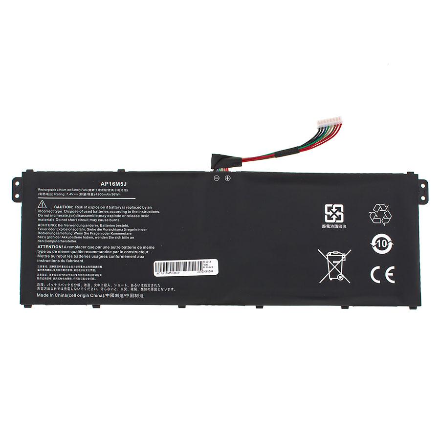 Батарея для ноутбука ACER AP16M5J (Aspire ES1-523, ES1-532G, ES1-533, ES1-732) 7.4V 4800mAh 36Wh Black
