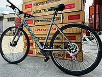 Спортивный велосипед Crosser XC 300 28" рама 21" оборудование SHIMANO тормоза гидравлика Logan узкие покрышки