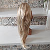 Хвіст прямий каскад на крабе платіновий блонд 6322- 15BT613, фото 4