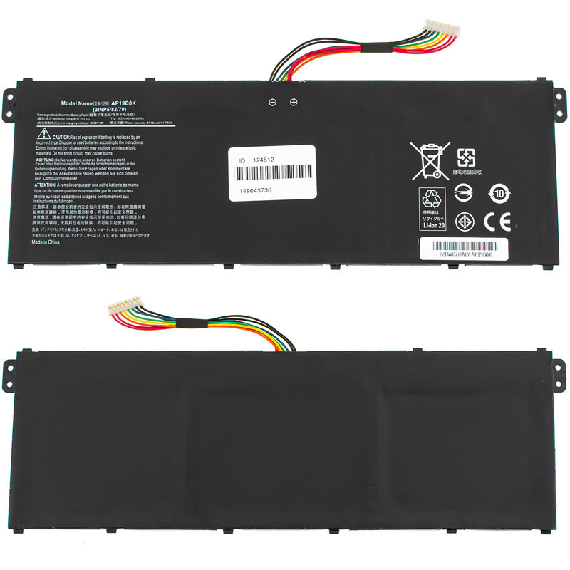 Батарея для ноутбука ACER AP19B8K (Swift 3 SF314-42, SF314-57, SF314-57G, TMP215-51, B118-M) 11.25V 3831mAh 43Wh Black