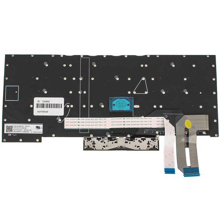 Клавіатура для ноутбука LENOVO (ThinkPad: P1) rus, black, без фрейму