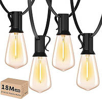 Вуличні світлодіодні гірлянди Yuucio ST38 LED String Lights ST38-2700-1W 18 м з 30 + 1 пластиковими лампочками