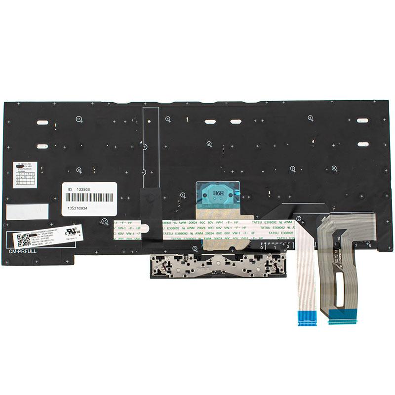 Клавіатура для ноутбука LENOVO (ThinkPad: T490s, T495s) rus, black, без фрейму