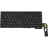 Клавіатура для ноутбука LENOVO (ThinkPad: E14 Gen 5) rus, black, без фрейму, підсвічування клавіш (ОРИГІНАЛ), фото 3