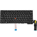 Клавіатура для ноутбука LENOVO (ThinkPad: E14 Gen 5) rus, black, без фрейму, фото 3