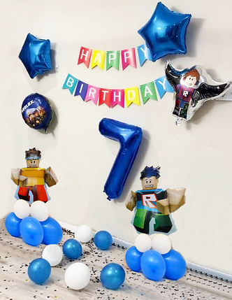 Фотозона з кульок Роблокс Roblox (34кульки) | Для хлопчика, фото 1