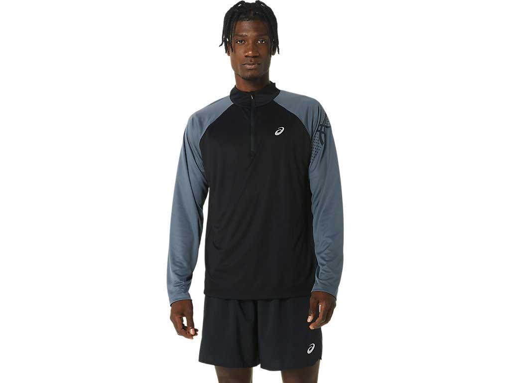 Футболка з довгим рукавом чоловіча  Asics ICON LS 1/2 ZIP 2011C732-001