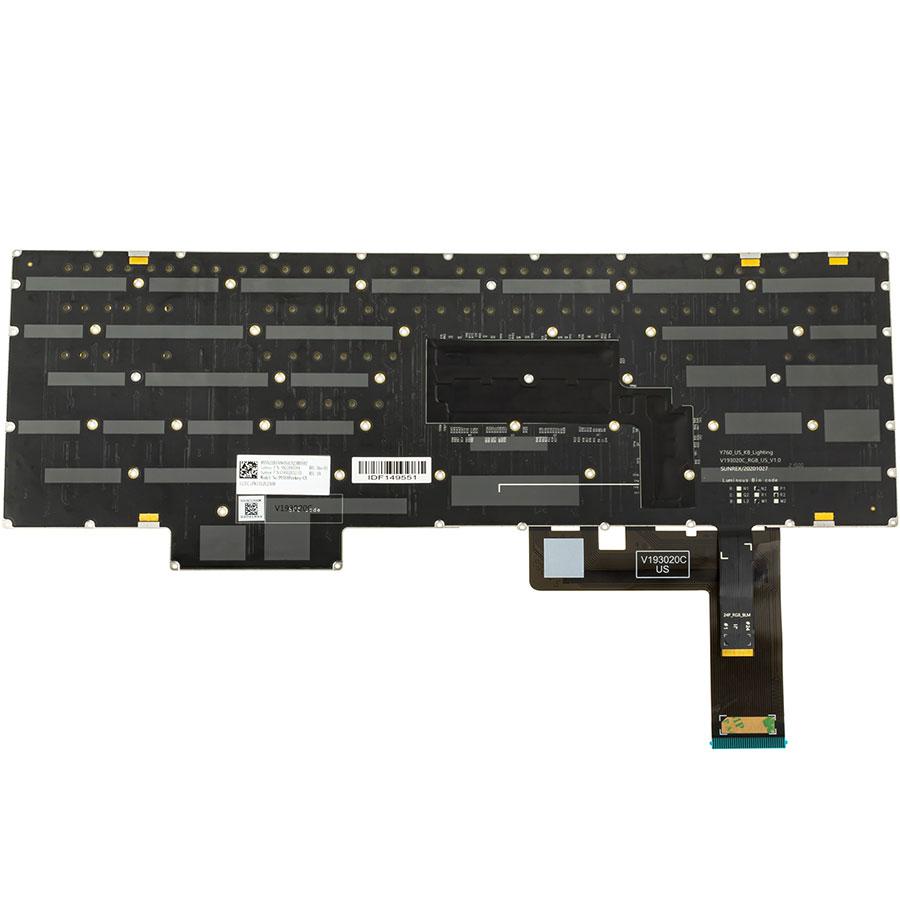 Клавіатура для ноутбука LENOVO (Legion: S7-16 series), rus, black, без фрейма, підсвітка клавіш (RGB Per-key)