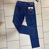 Джинси Montana чоловічі прямі стрейч класичні 32 сині, фото 8