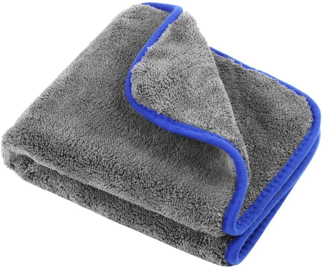 Рушник для сушіння автомобіля "Ozo" 42*48 cм сірий., фото 1