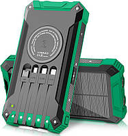 Повербанк Feel Vox Solar Power Bank 36000mAh PN-W22 зарядное устройство с солнечной батареей и фонариком