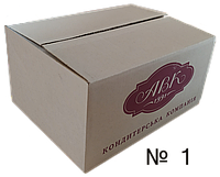 Картонна коробка (385 х 290 х 200), з цукерок, гофротару, гофрокоробка, поштові коробки для посилок, Б/у.