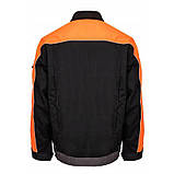Спецодяг чоловічий костюм куртка та штани, захисний робочий комплект, чоловіча роба чорна,якісна спецівка, фото 9