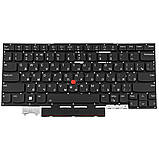 Клавіатура для ноутбука Lenovo (ThinkPad: X1 Carbon 9th Gen) rus, black, без фрейму, підсвічування клавіш (ОРИГІНАЛ), фото 3