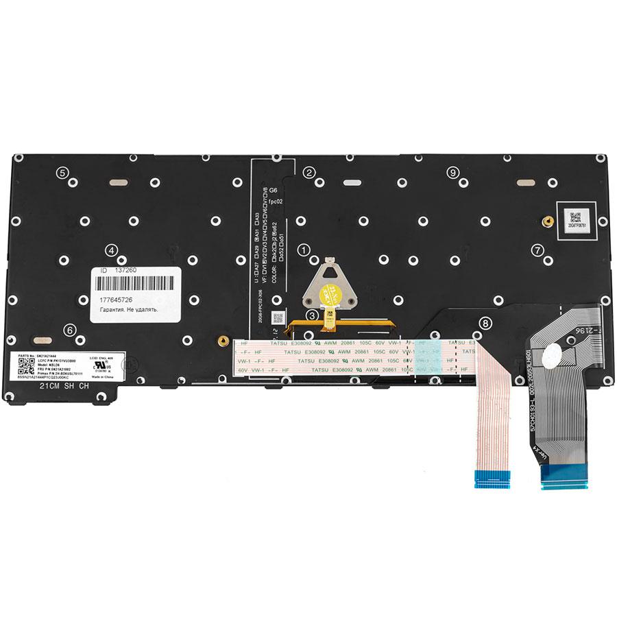 Клавиатура для ноутбука LENOVO (ThinkPad: X13 Gen 2) rus, black, подсветка клавиш
