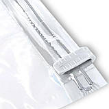 Вакуумний пакет для зберігання речей 68х98 см Чохол для пакування одягу з клапаном, фото 6